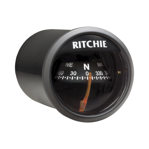 RITCHIE X23BB Brújula serie Sport para instalación en tablero.
