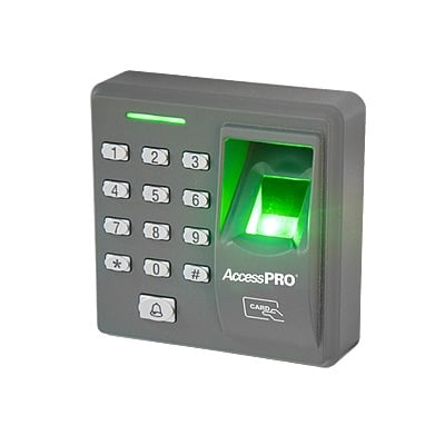 ZKTECO X7 Lector de huella y proximidad con teclado autónomo, 500 huellas/500 tarjetas/8 passwords
