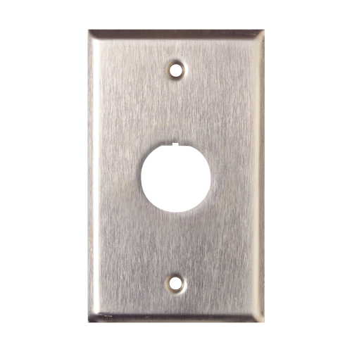 SIEMON XFP-S-01-SS Placa de Pared Reforzada, de Acero Inoxidable, Para Uso Industrial, de 1 Puerto