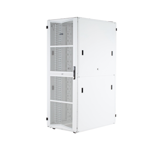 PANDUIT XG64212WS0001 Gabinete FlexFusion para Centros de Datos, 42 UR, 600 mm de Ancho, 1070 mm de Profundidad, Fabricado en Acero, Color Blanco