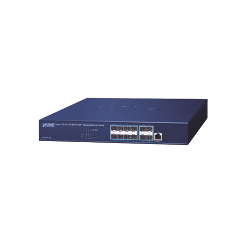 PLANET XGS-6311-12X Switch Administrable Capa 3, 12 Puertos SFP+ 10G BASE-X, 1 Puerto de Consola RJ45.