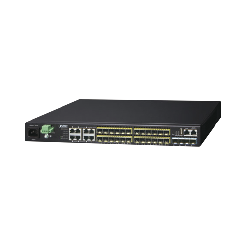 PLANET XGS3-24242-V3 Switch Core Capa 3, 24 Puertos SFP 100/1000X, 8 Puertos Compartidos Gigabit Ethernet, 4 Puertos SFP de 10 Gbps