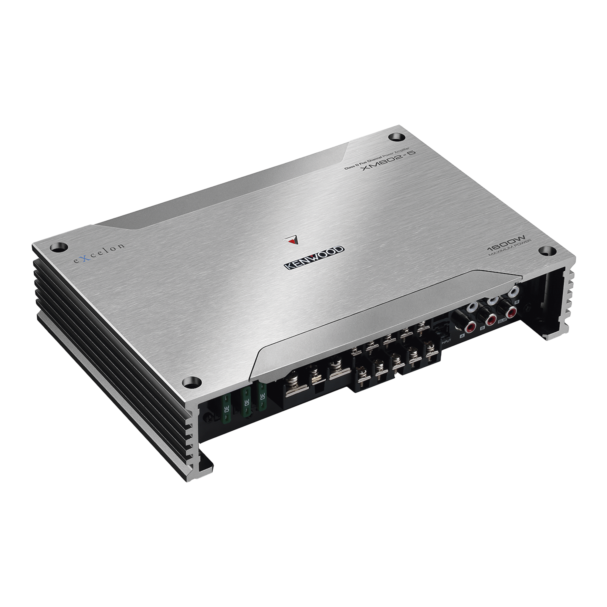 JVC KENWOOD XM802-5 Amplificador de audio clase D de 5 canales de 1600 W de salida máxima