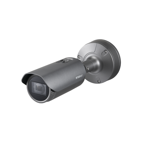 Hanwha Techwin Wisenet XNO-6080R Cámara IP Tipo Bala Antivandálica 2MP, Lente Motorizado 2.8-12mm, IR 50M, WDR 150db, H.265 & WiseStream II