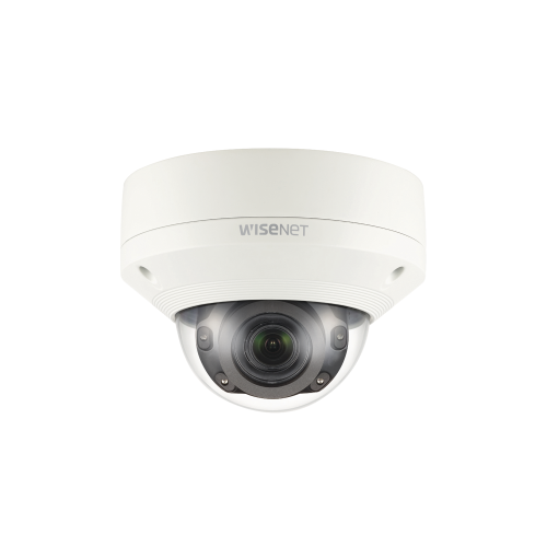 Hanwha Techwin Wisenet XNV-6080R Cámara IP Tipo Domo Antivandálico 2MP, Lente Motorizado 2.8-12mm, IR 50M, WDR 150db, H.265 & WiseStream II