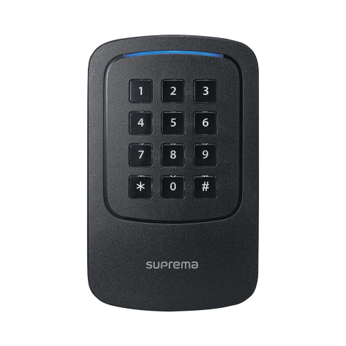 SUPREMA XPD2GKDB Lector Esclavo de Tarjetas con teclado de uso en exterior, Multitecnolgia, NFC y Bluetooth