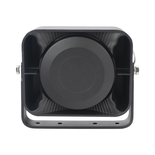 EPCOM INDUSTRIAL SIGNALING XS100 Bocina Compacta de Uso Rudo, 100 Watts de Potencia, Ideal para Vehículos de Encubierto, 8 Ohms de Impedancia