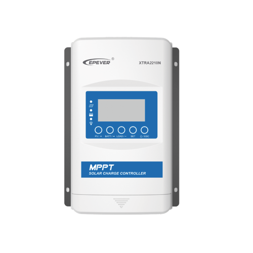 EPEVER XTRA-2210-N Controlador Solar MPPT 20A 12/24V, Máximo Voltaje de Circuito Abierto Voc 100Vcc, Configurable para Baterías de Litio