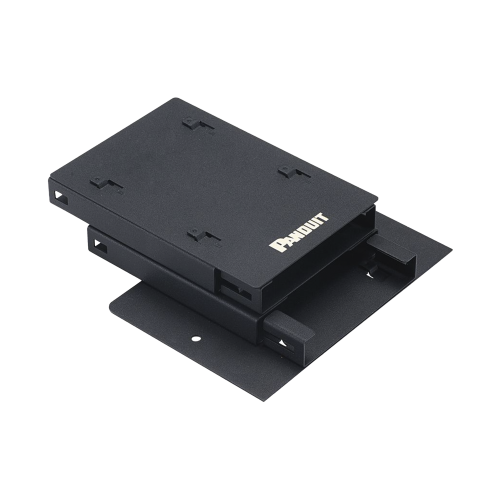 PANDUIT ZFLEX2 Soporte Para 2 Casetes HD Flex de 6 Puertos Duplex, Para Uso con Gabinetes de Zona, Color Negro