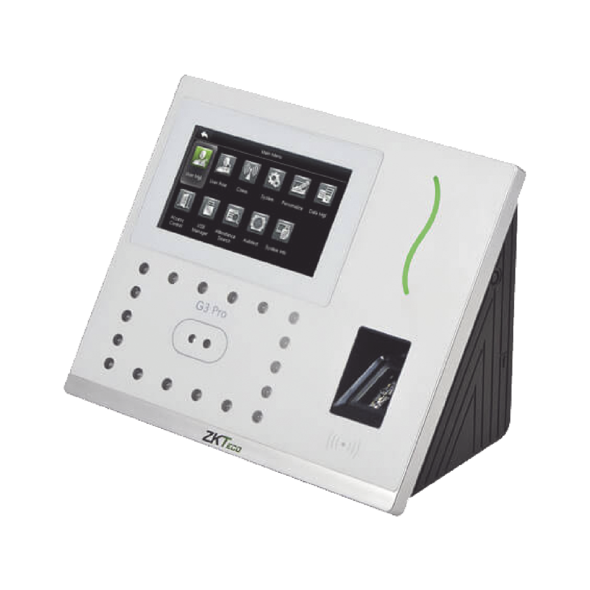 ZKTECO ZKG3PRO Checador Biometrico, Reconocimiento Facial /12,000 Rostros, 6,000 palmas, 20,000 Tarjetas /20,000 huellas, Soporta DDNS con BIOTIMEPRO /