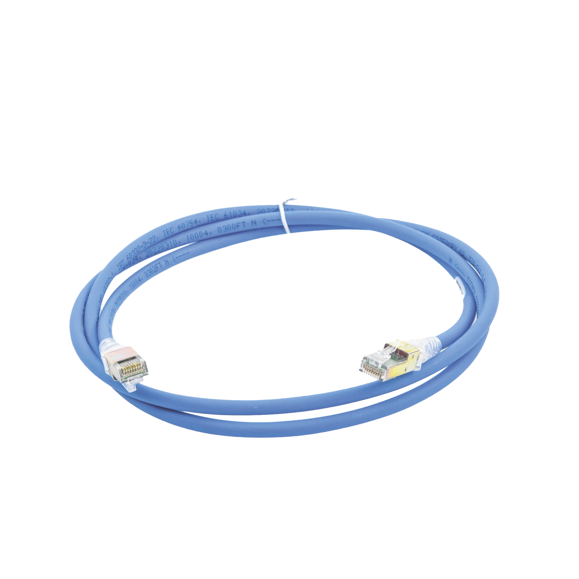 SIEMON ZM6A-05-06B Patch Cord Z-MAX Cat6A UTP, CM, 5ft, Color Azul, Versión Bulk (Sin Empaque Individual)