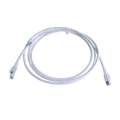 SIEMON ZM6A-S07-02B Patch Cord Z-MAX Cat6A S/FTP, CM/LS0H, 7ft, Color Blanco, Versión Bulk (Sin Empaque Individual)