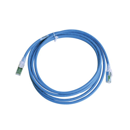 SIEMON ZM6A-S10-06B Patch Cord Z-MAX Cat6A S/FTP, CM/LS0H, 10ft, Color Azul, Versión Bulk (Sin Empaque Individual)