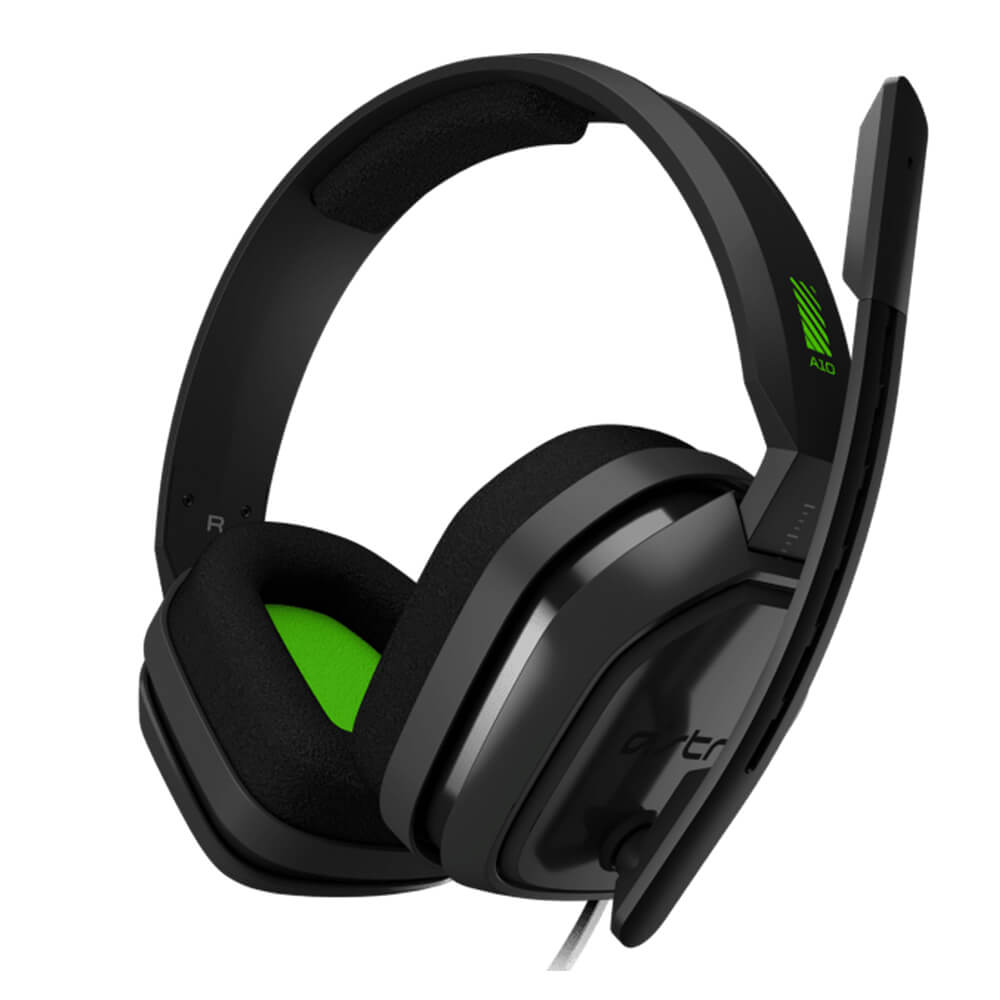 Diadema Gamer Logitech Astro A10 para XBOX One/ Microfono, Jack 3.5mm, PS4 - XBOX, Black-Green - 939-001595 - Image 4