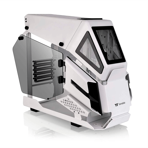 Gabinete Thermaltake AH T200, Micro Towe, Micro-ATX/Mini-ITX, Cristal Templado, USB 3.0/3.1, Sin Fuente, Blanco, CA-1R4-00S6WN-00 /
