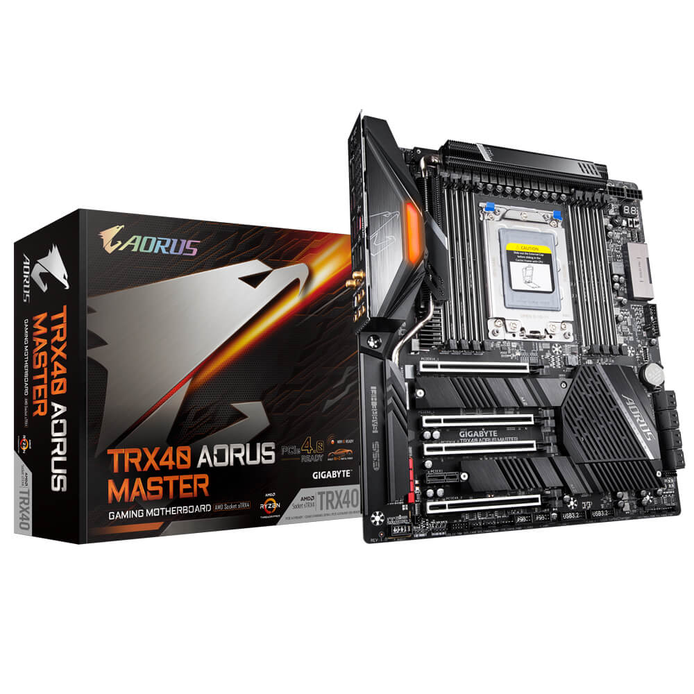Tarjeta Madre Gigabyte TRX40 Aorus Master Socket sTRX4 AMD TR40 E-ATX, DDR4