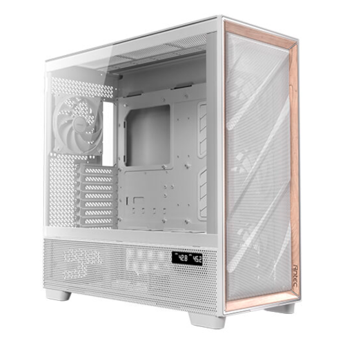 Gabinete Antec FLUX PRO, Full-Tower, ATX/E-ATX/ITX/Micro-ATX /Pantalla de Temperatura Dual, USB 2.0/3.0, Sin Fuente, White, FLUX PRO WHITE