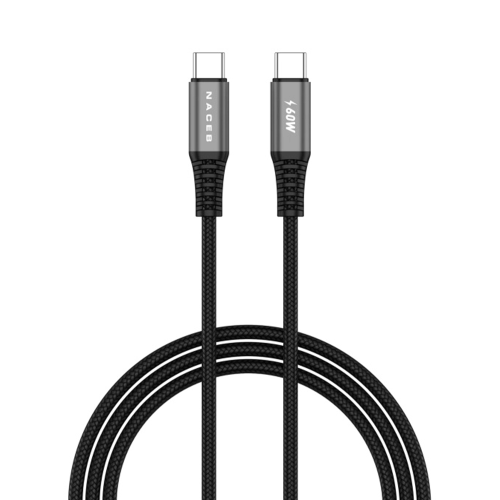 NACEB CABLE USB-C MACHO-USB-C MACHO, 1 METRO, NA-0140
