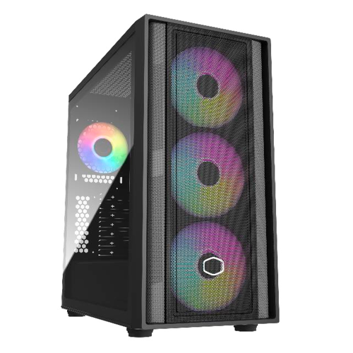 Gabinete Cooler Master MasterBox 600, Mid Tower, ATX/EATX/Micro-ATX/Mini-ITX, Sin Fuente, 4 Ventiladores ARGB Instalados, Negro, MB600-KGNN-S00