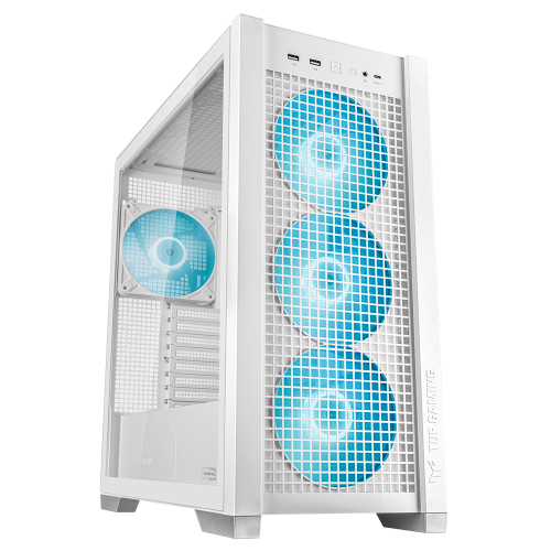 Gabinete ASUS TUF Gaming GT302 ARGB, ATX, 3 Ventiladores ARGB de 140x28mm, Panel Lateral Intercambiable, Panel Superior Desmontable, BTF Compatible