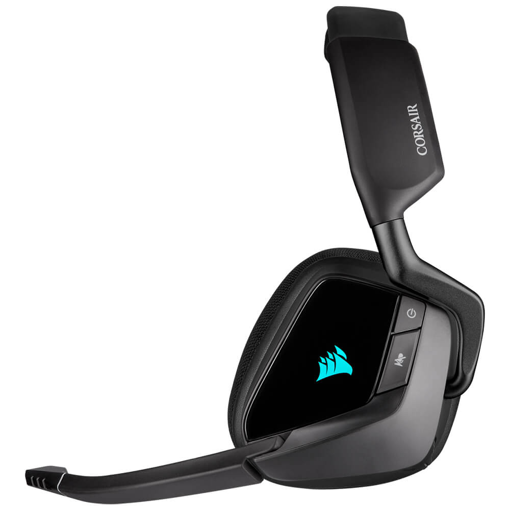 Diadema Gamer Corsair Void RGB Elite Wireless 7.1, Black, PC, Iluminación RGB iCue, RECERTIFICADO, CA-9011201-NA/RF - Image 4