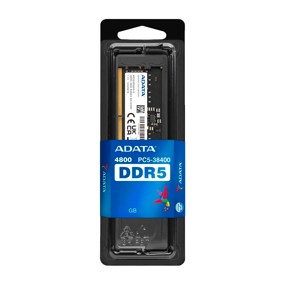 Memoria RAM Adata AD5S48008G-S, DDR5, 4800MHz, 32GB, On-Die ECC, CL40, SO-DIMM, AD5S480032G-S /MAX. 1 X CLIENTE - Image 3