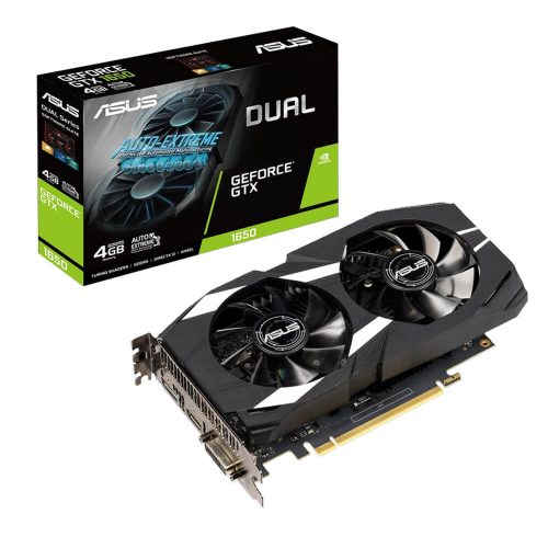 Tarjeta de video NVIDIA GeForce GTX 1650 4GB GDDR5, Asus DUAL-GTX1650-4G, HDMI, DP, 3 AÑOS DE GARANTIA NACIONAL