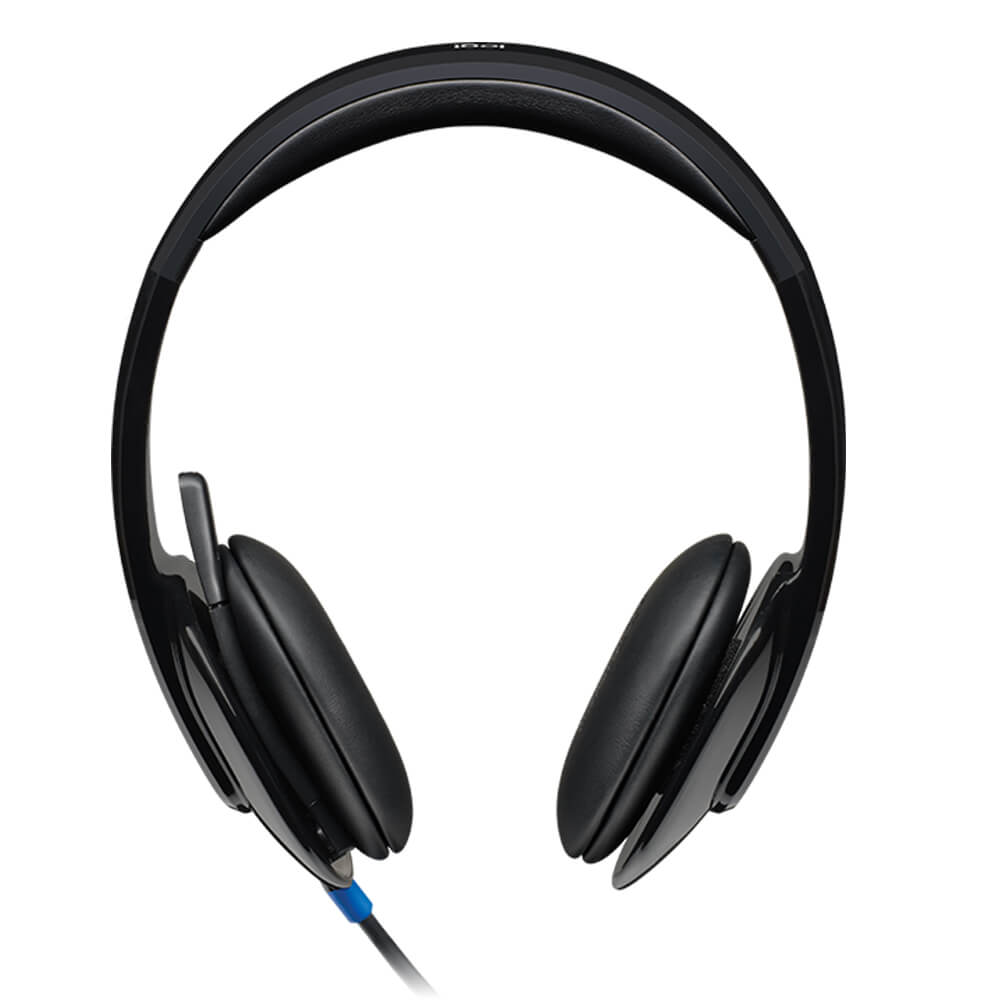 Diadema Logitech H540 Negra, USB, Microfono, Ideal para Call Center, 981-000510 - Image 2