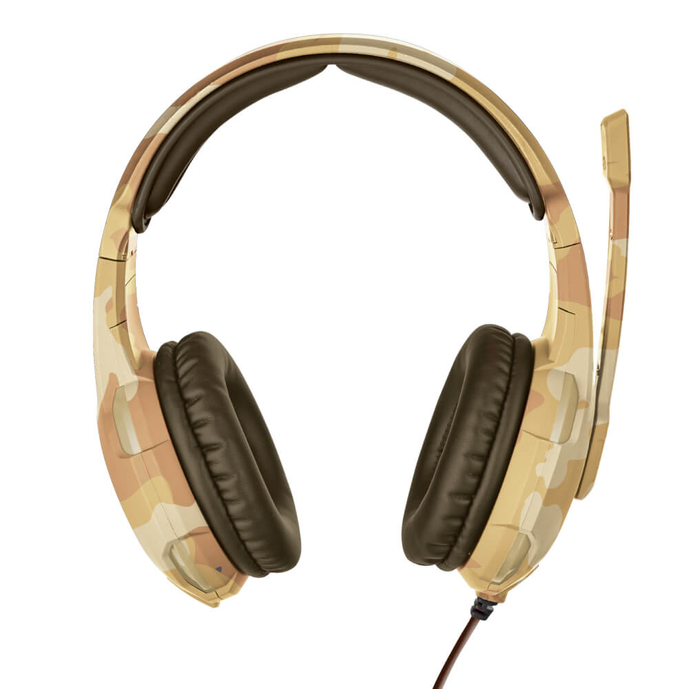 Diadema Gamer Trust GXT 310D RADIUS DESERT CAMO/ PC, Consola, 22208-02 - Image 3