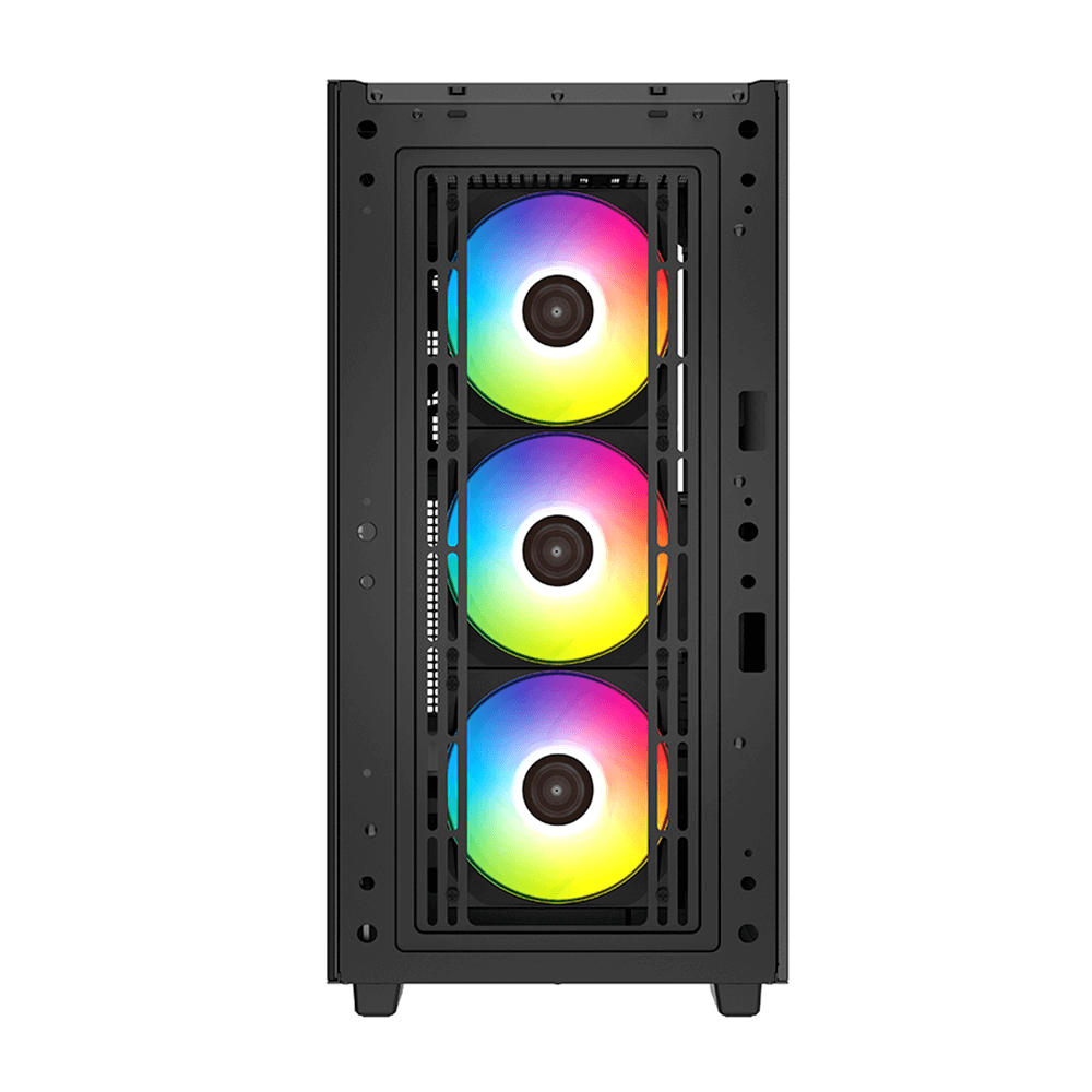 Gabinete Gamer DeepCool CK560, Cristal Templado, RGB, Midi-Tower, Mini-ITX/Micro-ATX/ATX/E-ATX, USB 3.0, Sin Fuente, Negro, R-CK560-BKAAE4-G-1 - Image 4