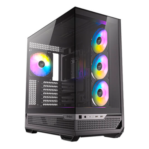 Gabinete Antec C7, Midi-Tower, ATX/E-ATX/ITX/Micro-ATX, 4 Ventiladores Incluidos, USB 2.0/3.0, Sin Fuente, Black, C7 ARGB