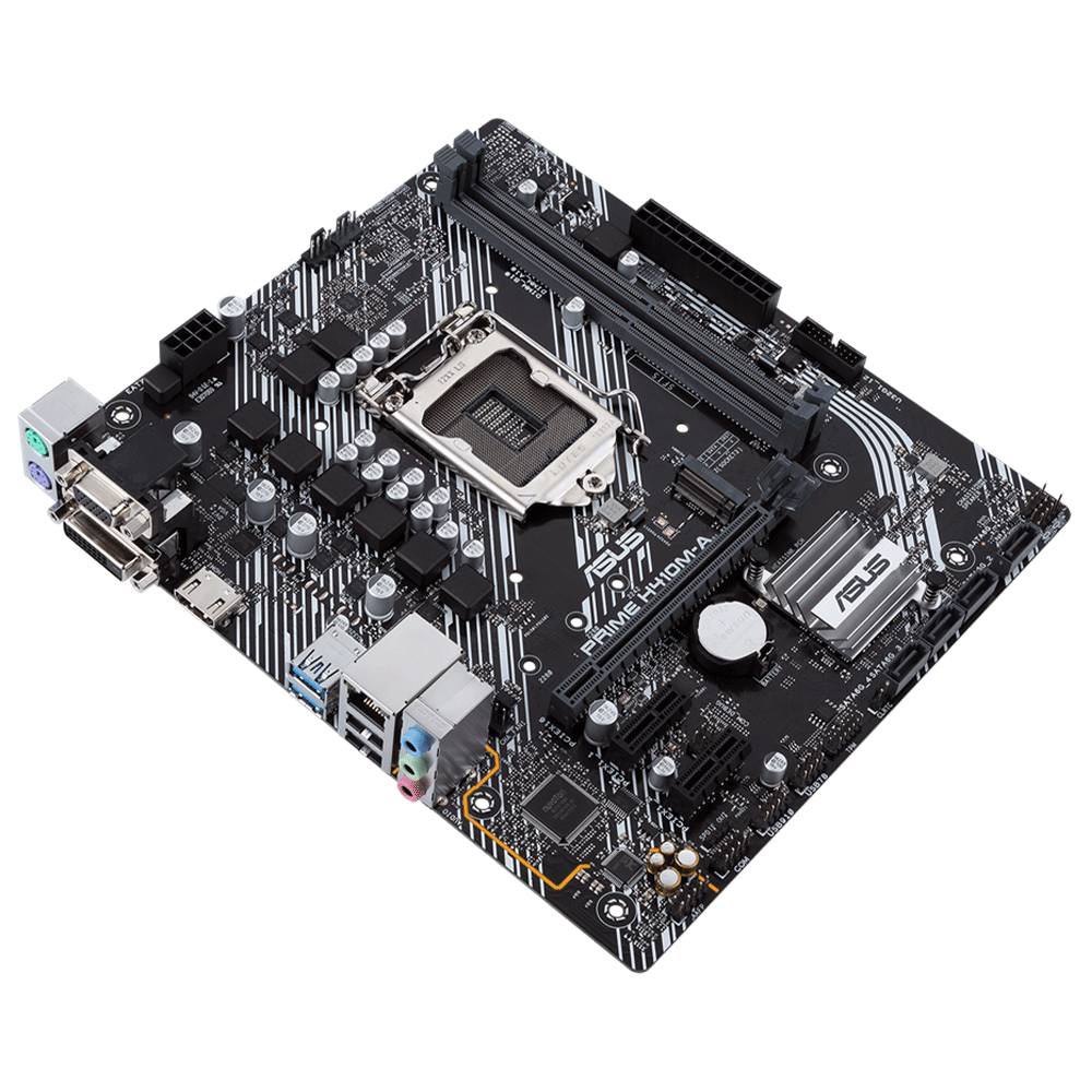 Tarjeta Madre Asus PRIME H410M-A/CSM Socket LGA1200 Intel H410 Micro-ATX, DDR4, Intel Core 10th Generación - Image 4