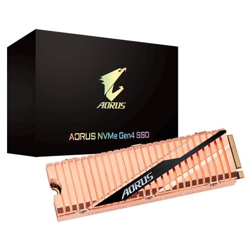 Unidad de estado solido SSD M.2 Nvme PCI-e 4.0, 1TB Gigabyte Aorus - GP-ASM2NE6100TTTD /MAX. 1 X CLIENTE
