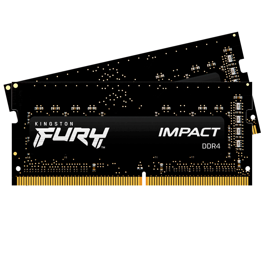 Memoria RAM DDR4 Sodimm 16GB 2666MHz Kingston Fury Impact Kit 2x8GB, KF426S15IBK2/16 /MAX. 1 X CLIENTE