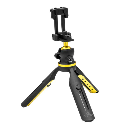 Tripié Yeyian YSS-SWFL-01-BL, hasta 25cm, Negro, YSS-SWFL-01-BL