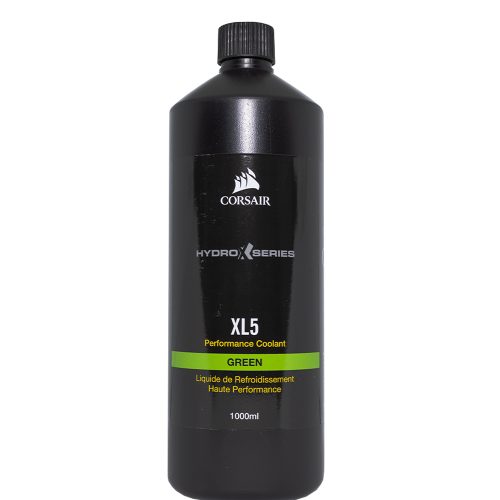Liquido refrigerante Corsair Hydro X Series XL5 Verde Translúcido, 1 litro premezclado, CX-9060002-WW