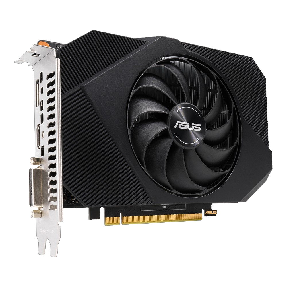 Tarjeta de video NVIDIA GeForce GTX 1650 4GB GDDR6, Asus Phoenix Single FAN, HDMI, DP, DVI - PH-GTX1650-O4GD6, 3 AÑOS DE GARANTIA NACIONAL - Image 3