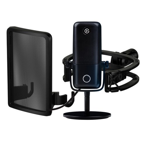 Bundle Wave: 1 Microfono Profesional Elgato Wave:1 Wired USB 10MAA9901, Wave Shock Mount 10MAE9901, Wave Pop Filter 10MAD9901