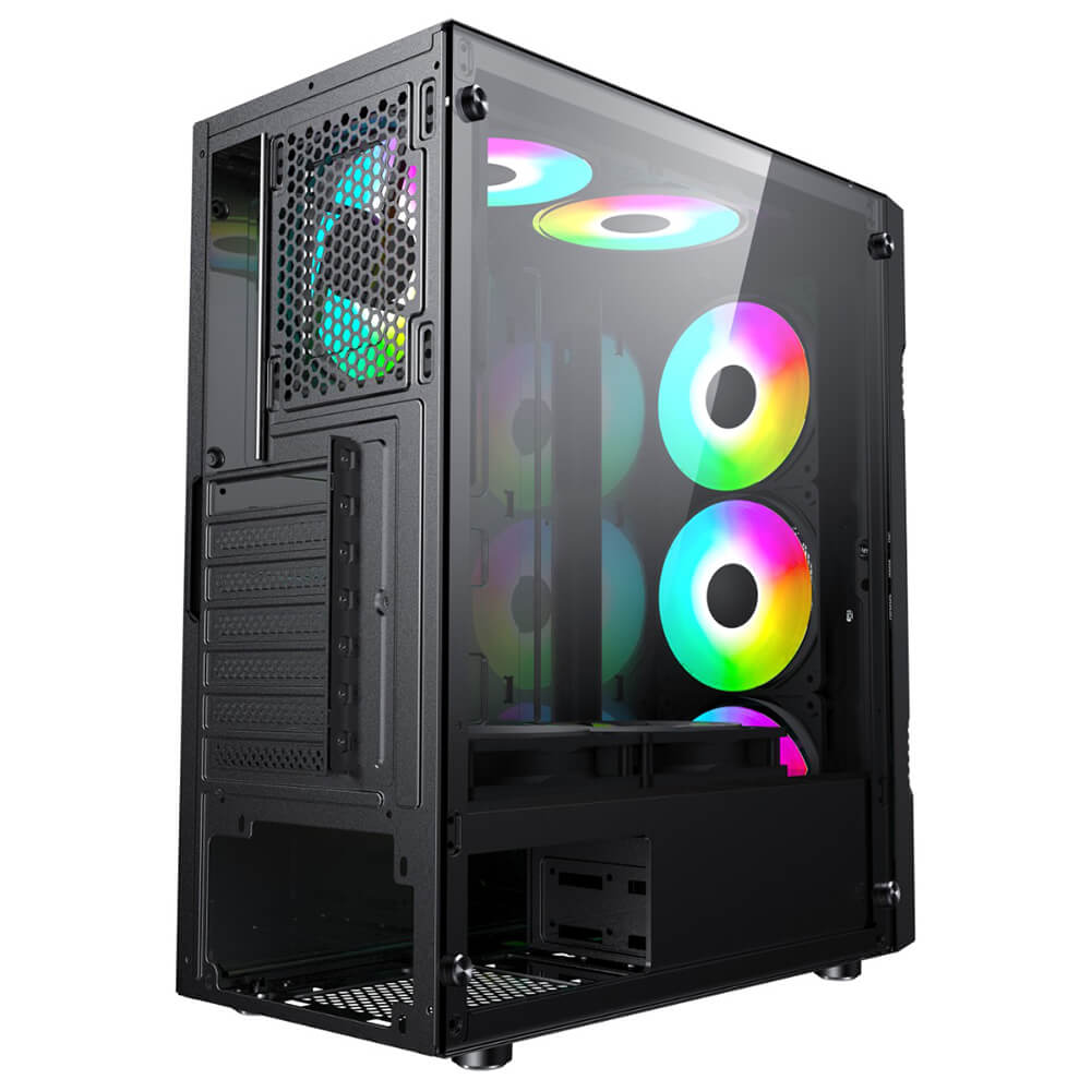 Gabinete Yaguaret Helios RGB, Cristal Templado, ATX, Micro ATX, Mini ITX, USB 3.0, CGHELIOSYGT - Image 5