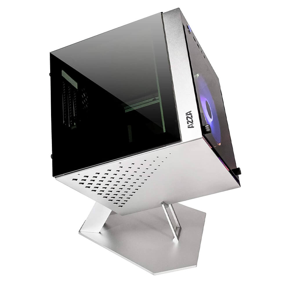 Gabinete Cubo AZZA CSAZ-805 CUBE, Cristal Templado, RGB Digital, USB 3.0, Audio HD, Mini ITX, 1 Ventilador RGB + 1 80mm sin Led - Image 3