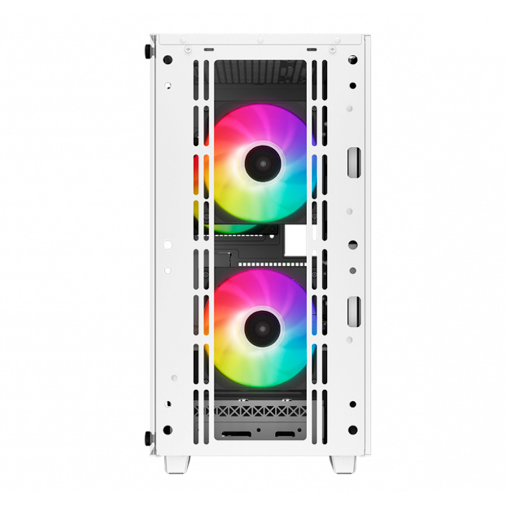 Gabinete DeepCool CC360 WH ARGB, Cristal Templado, Micro-ATX, Mini-ITX/Micro-ATX, USB 3.0/2.0, Sin Fuente, 3 Ventiladores ARGB Instalados, Blanco, R-CC360-WHAPM3-G-1 - Image 4