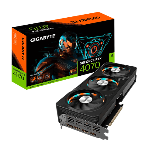 Tarjeta de Video GIGABYTE Geforce RTX 4070 GAMING 12GB OC, 12GB GDDR6X, PCI EXPRESS 4.0, 192-bit, GV-N4070GAMING OC-12GD, 3 AÑOS DE GARANTIA NACIONAL