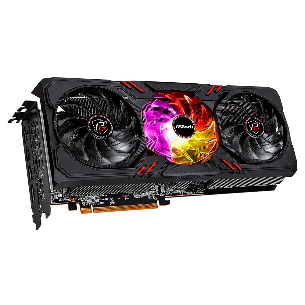 Tarjeta de Video AMD Radeon RX 6600 XT ASRock Phantom Gaming, 8GB GDDR6, 1xHDMI, 3xDisplayPort, PCI Express 4.0., RX6600XT PGD 8GO - Image 2