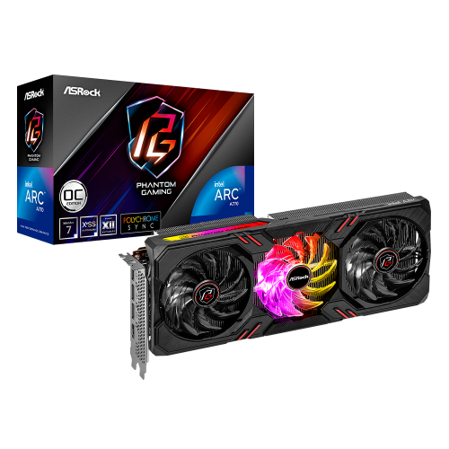 Tarjeta de video Intel ARC A770 Phantom Gaming 8GB OC, PCI Express 4.0, GDDR6, DirectX 12 Ultimate, 256bit, A770 PGD 8GO