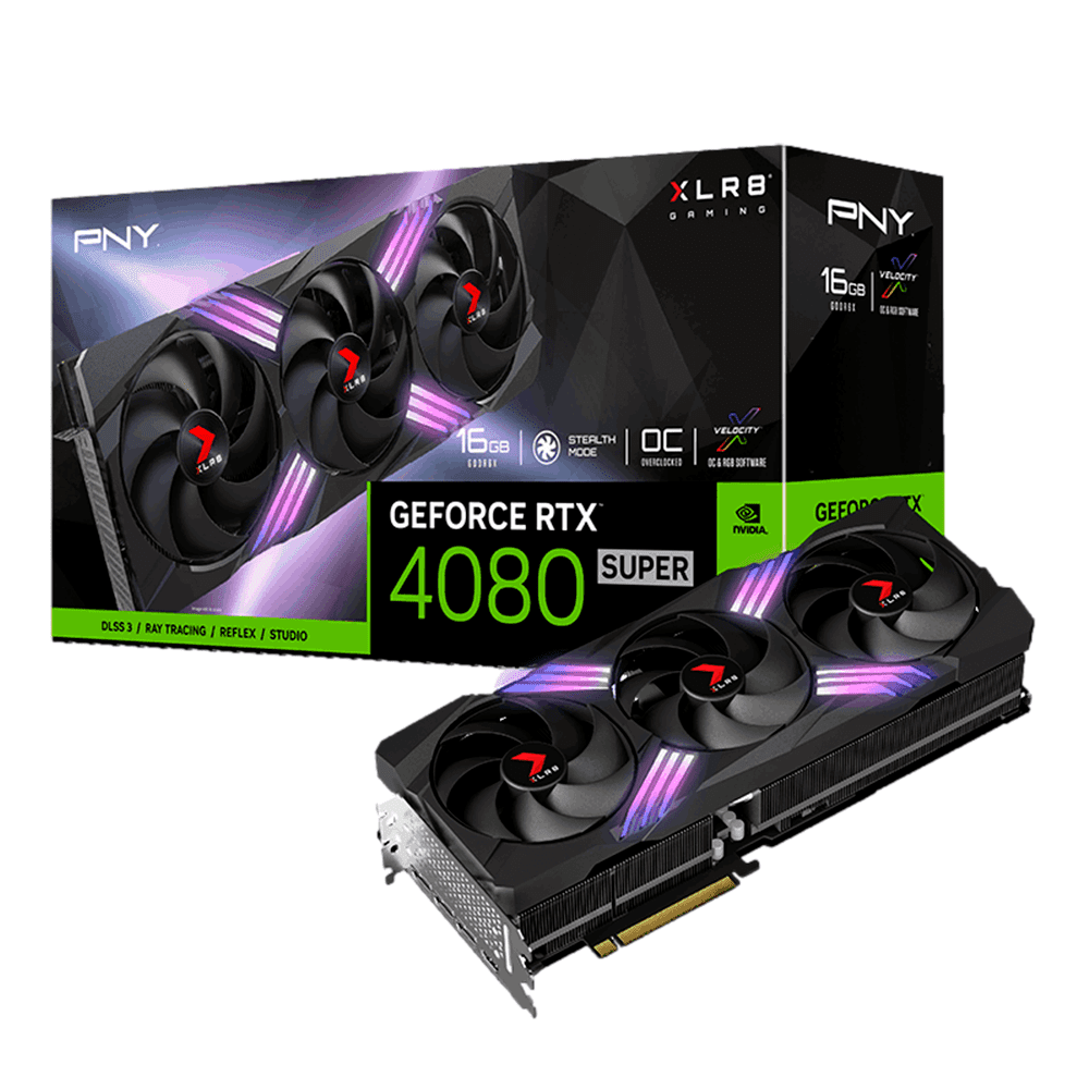 Tarjeta de Video PNY NVIDIA GeForce RTX 4080 SUPER VERTO, 16GB OC 256-bit GDDR6X, PCI Express 4.0, VCG4080S16TFXXPB1-0
