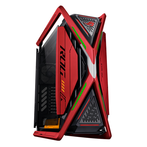 Gabinete ASUS ROG Hyperion GR701 EVA-02 EDITION, Cristal Templado, ARGB, Full Tower, EATX/ATX/Micro-ATX/Mini-ITX, USB 4.0/3.2, Sin Fuente, 4 Ventiladores PWM Instalados, Negro, GR701/EVA, ASUSEVA