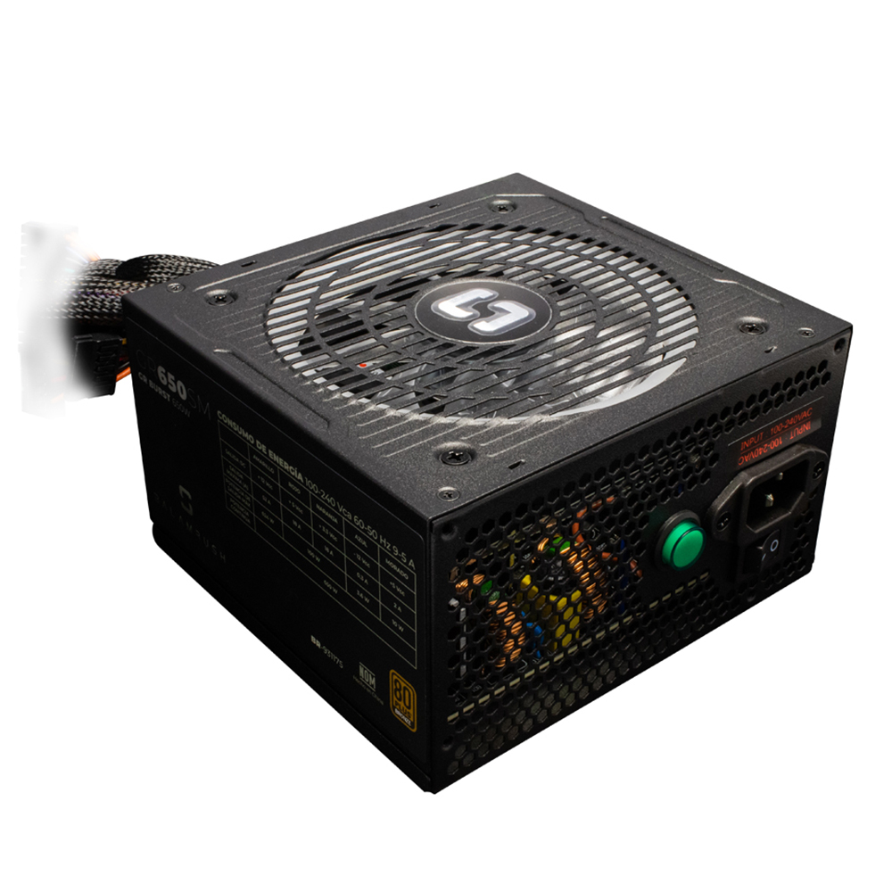 Fuente de poder Balam Rush GR650SM 650W Certificacion 80+ Bronze, RGB Led, BR-931175 - Image 4