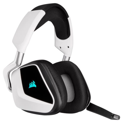 Diadema Gamer Corsair Void RGB Elite Wireless 7.1, White, PC, Iluminación RGB iCue, RECERTIFICADO, CA-9011202-NA/RF