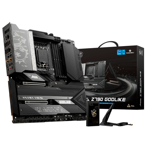 Tarjeta Madre MSI MEG Z790 GODLIKE, LGA 1700, DDR5, PCIe 5.0, M.2, LAN de 10Gbps, USB 3.2 Gen2, Wi-Fi 6E, Bluetooth 5.3, MEG Z790 GODLIKE, PROMSI