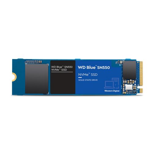 Unidad SSD WD Blue SN550 500GB, M.2, 2280, WDS500G2B0C /MAX. 1 X CLIENTE